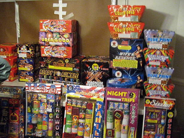 Illegal Fireworks Bust!