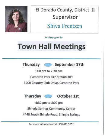 Press Release – El Dorado County, District II Supervisor Shiva Frentzen Community Meetings-page-001